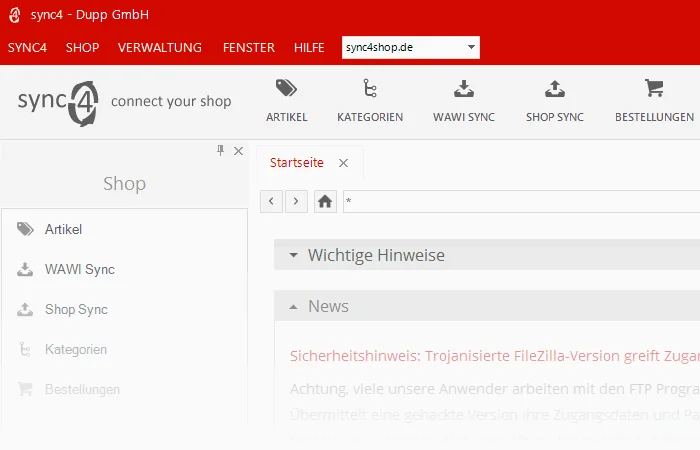 sync4 Schnittstelle Was ist sync4