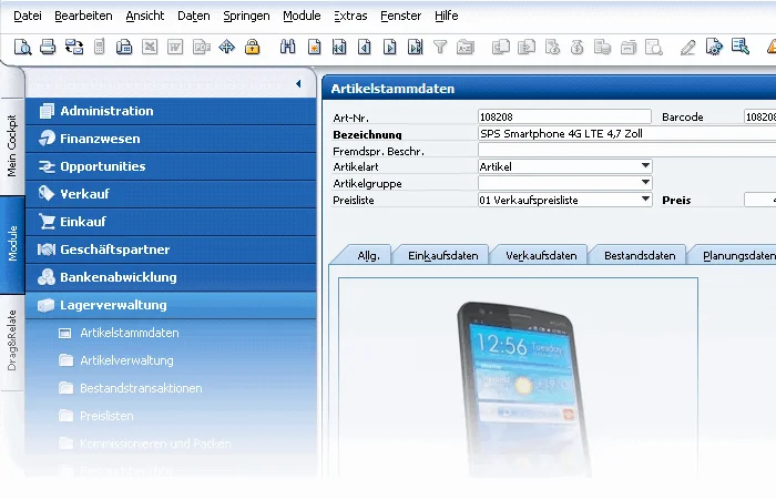sync4 Schnittstelle sync4 ERP