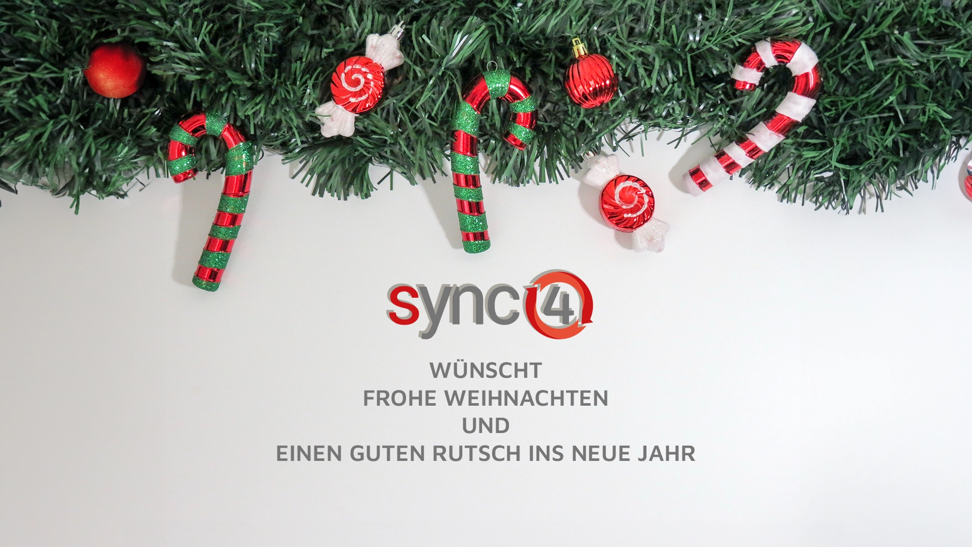 sync4 wünscht frohe Weihnachten und einen guten Rutsch