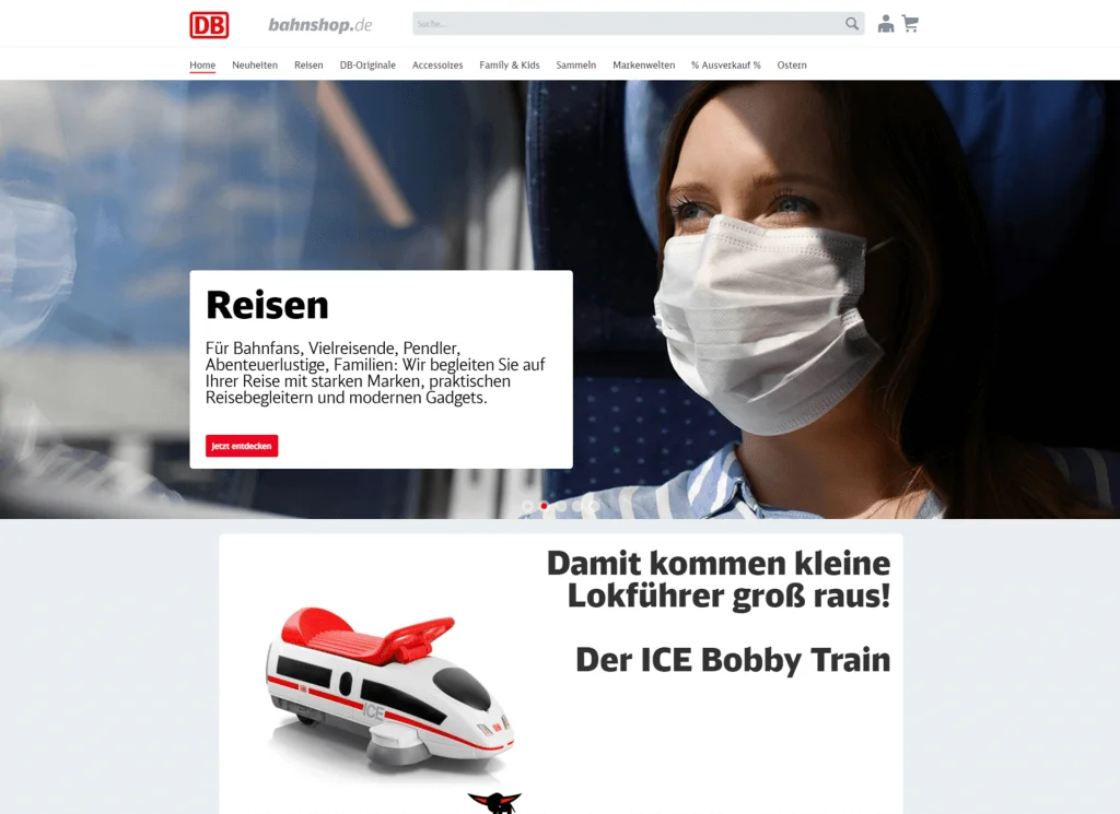 Bahnshop Onlineshop
