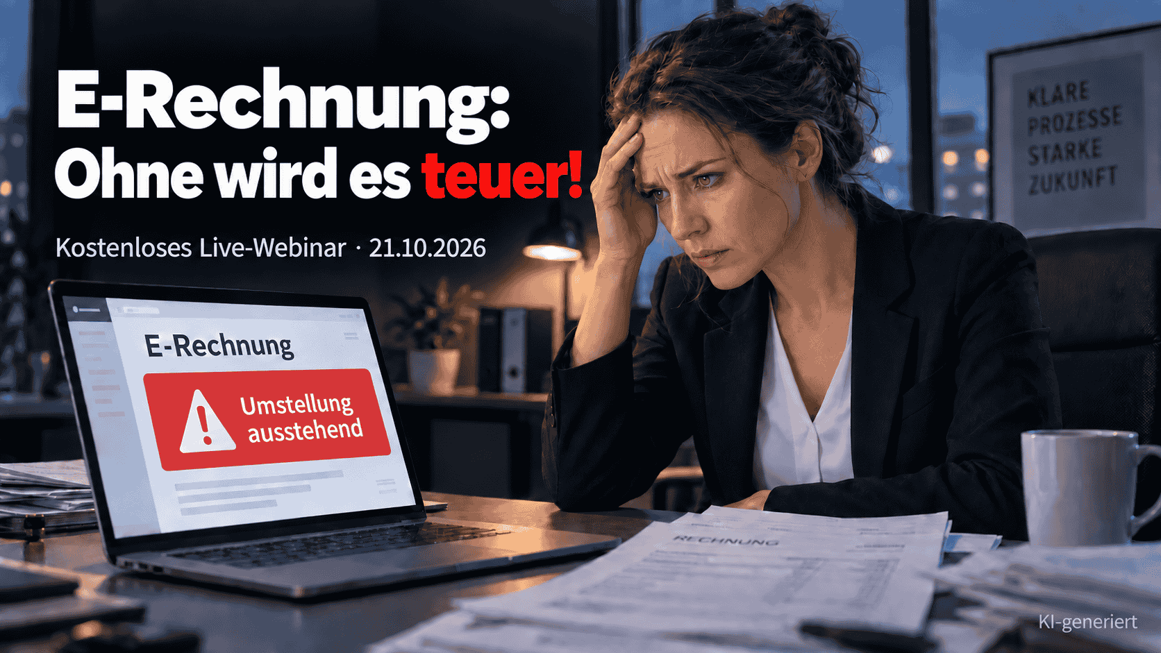 Kostenloses Webinar zur E-Rechnungspflicht