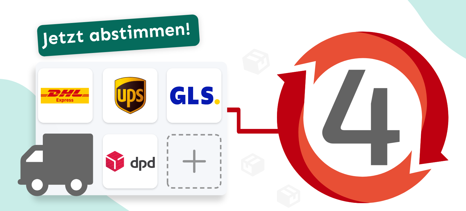 Grafik sync4 Umfrage Versanddienstleister